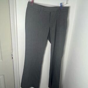 Gap Modern Boot Dress Pants Women’s 2A Gray Stretch Career Work Slacks